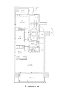 グランドメゾン別府レジデンス【11階】の間取り