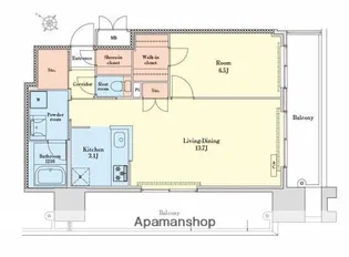RJRプレシア天神サウス【3階】の間取り