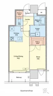 RJRプレシア天神サウス【12階】の間取り