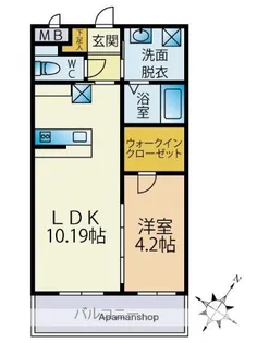 デーメーテール【2階】の間取り