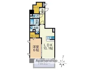 シェルメゾン【9階】の間取り