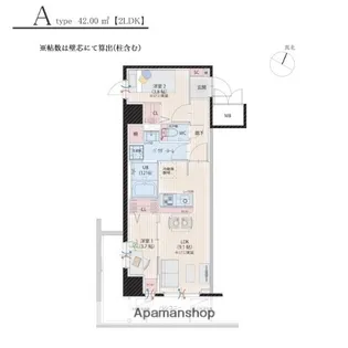 シンセラティ薬院【8階】の間取り