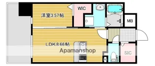 リファレンス六本松【9階】の間取り
