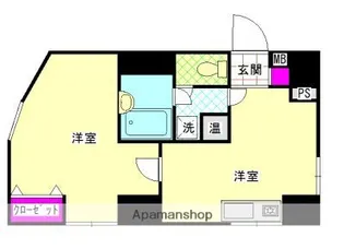 ロマネスク博多駅前【12階】の間取り