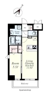 FMTレジデンス博多【3階】の間取り