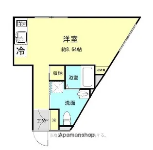 ラシックランテ平和【1階】の間取り