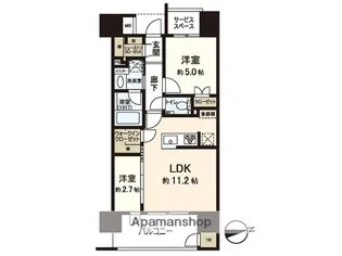 パークホームズ大濠公園フロント【3階】の間取り
