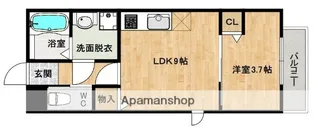 PREVOYANCE寺塚【1階】の間取り
