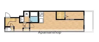 D.CLAREST MELDIA早良街道【3階】の間取り