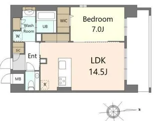 SーRESIDENCE大手門AWESOME【13階】の間取り