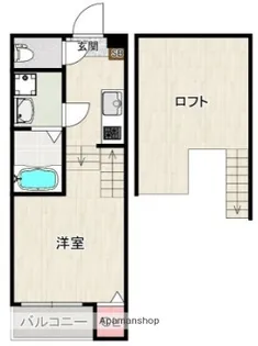 ルナソルミラ【1階】の間取り