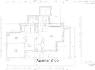 THE TEN GOOD 祖原Ⅱ【6階】の間取り