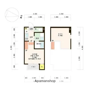 ハーモニーテラス 今宿東【1階】の間取り