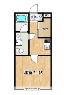 ライフ・モア原A棟【1階】の間取り