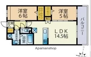 ビーコンヒル田島【2階】の間取り