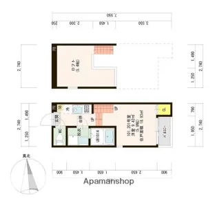Y.R.U姪浜【1階】の間取り