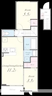 シャロームセブン平尾【2階】の間取り