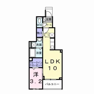 ポルト ボヌール【1階】の間取り