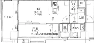 ラシュール・イン大橋Ⅱ【10階】の間取り