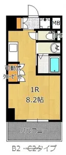 レジデンシャルジェム七隈大通り【2階】の間取り