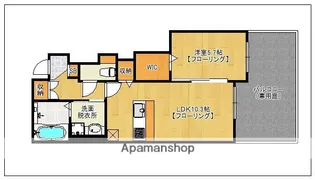 エレガンテ上山門【1階】の間取り