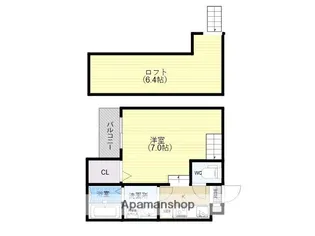 ザ・プレセアル周船寺 A棟【1階】の間取り