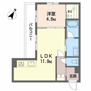 シャーメゾン高宮通り【2階】の間取り