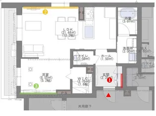 ACERO GARDEN【2階】の間取り