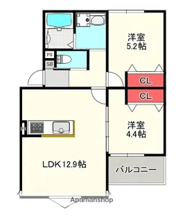 N.MAISON七隈【3階】の間取り