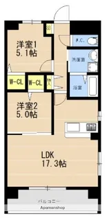 VALENTIA友泉亭【4階】の間取り