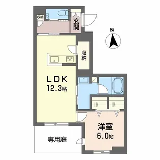 シャーメゾンLUCIE【1階】の間取り