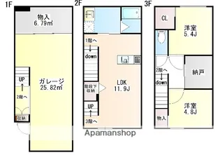 THE BASE HARA【1階】の間取り