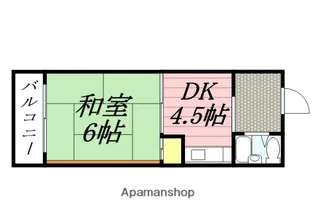 第二プリンスビル【9階】の間取り