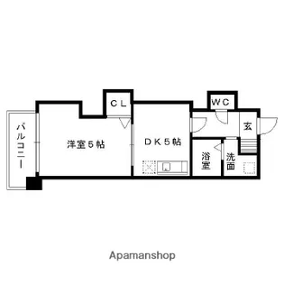 レジディア博多【8階】の間取り