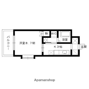 アセットヒルズディアフィオーレ博多【6階】の間取り