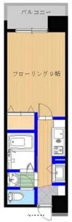 西田ビル【9階】の間取り