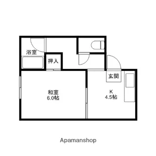 コーポ清原【1階】の間取り