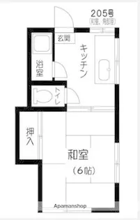 コーポすみれ【2階】の間取り