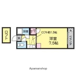 K2コーポ【2階】の間取り