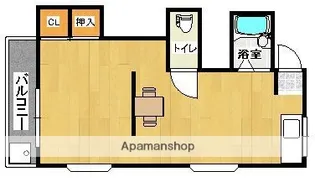 エルモス百道【3階】の間取り