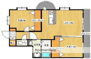 スカイアート10【3階】の間取り