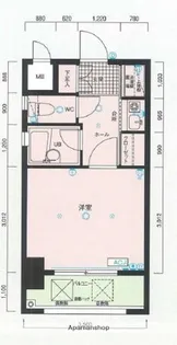 ピュアドームパレス博多【8階】の間取り