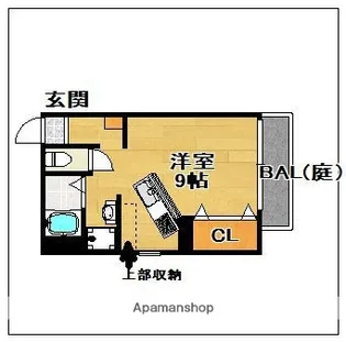 アマン下山門【1階】の間取り