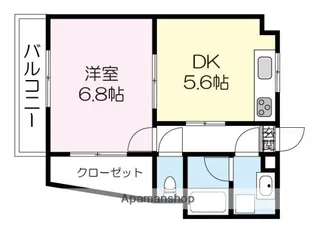 ROOX高宮【2階】の間取り
