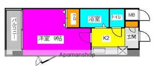 ヴェルドミール【1階】の間取り