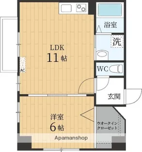 GRANDEUR住吉壱番館【12階】の間取り