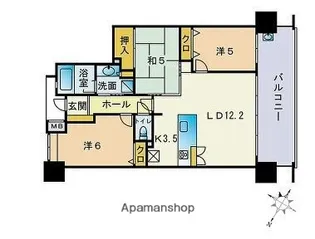 アンピール輝国【2階】の間取り