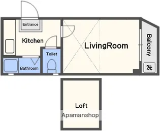 インペリアル大濠南【3階】の間取り