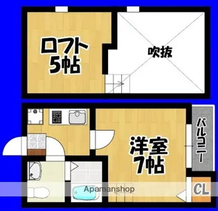 STAGE生の松原【1階】の間取り