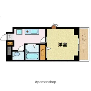 ル・ソレイユ21【6階】の間取り